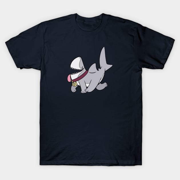 Cartoon Sharkpup T-Shirt by nekoama